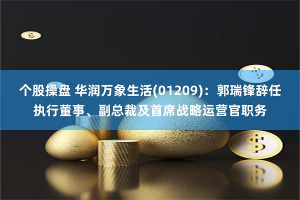 个股操盘 华润万象生活(01209)：郭瑞锋辞任执行董事、副总裁及首席战略运营官职务